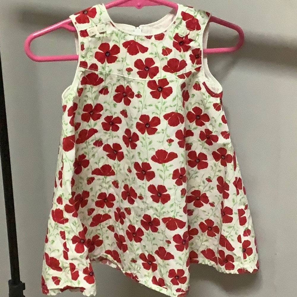 Gymboree Poppy Flower Dress Size 6-12 Months